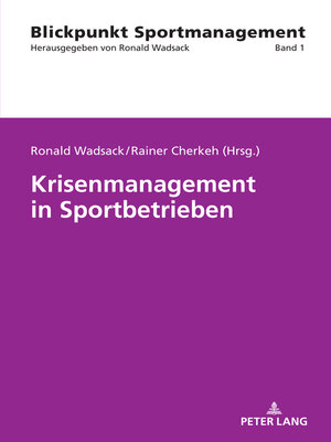 cover image of Krisenmanagement in Sportbetrieben